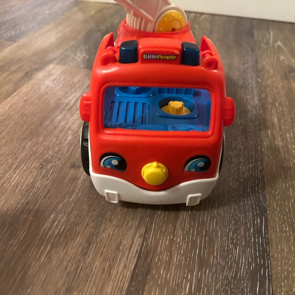 Fisher Price Little People musical fire truck as is. Works